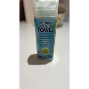 Reusable Cooling Towel Blue Eco-Friendly Machine Washable with Storage‎ Case